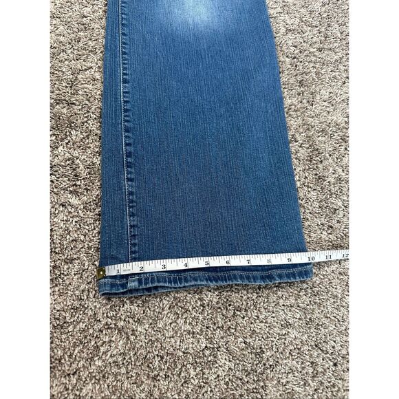 Torrid Slim Boot Jeans Stretchy Flare Leg Bootcut Blue Mid Rise Plus Size 24S - Picture 10 of 11